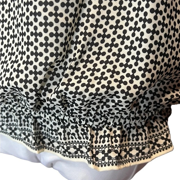 Max Studio Surplus Patterned Top with Elastic Waistband - Picture 5 of 6